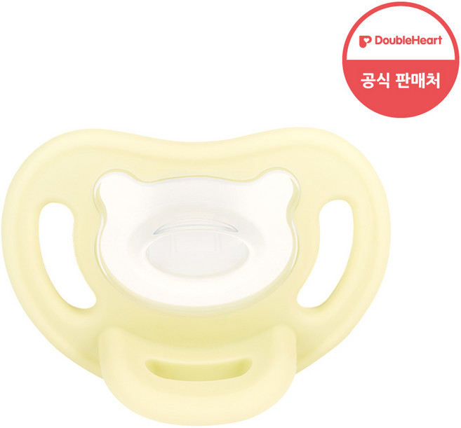 더블하트 쪽쪽이 소프트버디 스윗드림 실리콘, M, 굿모닝레몬, 1개