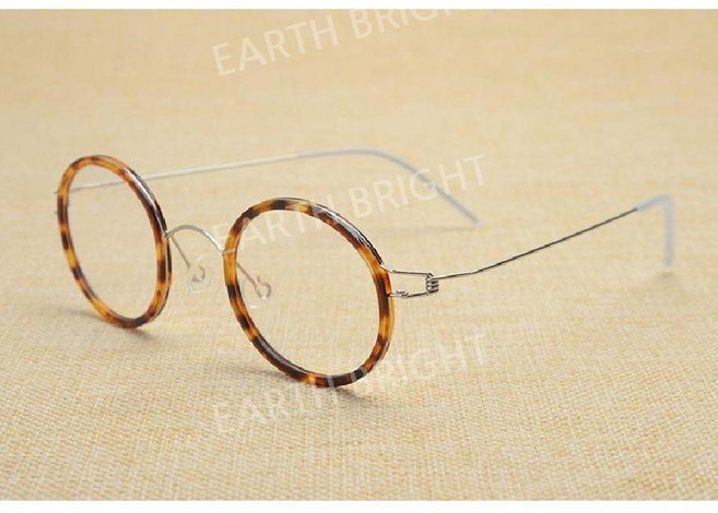 나사없는 와이어 초경량 라운드 안경테