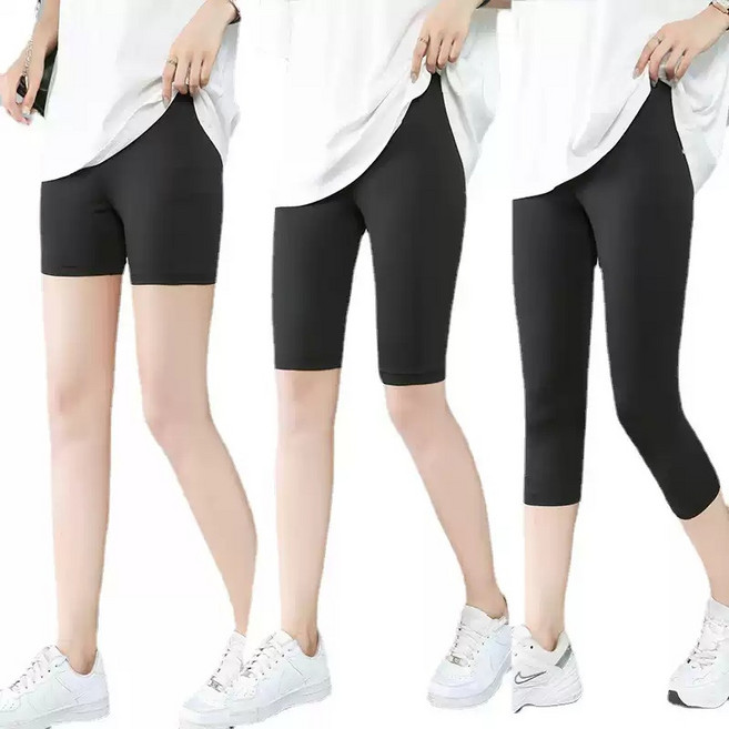 150KG까지 빅사이즈 여성 속바지 레깅스 3부 5부 7부 9부 안전바지