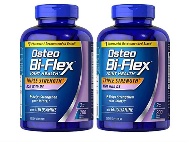 Osteo Biflex Triple Stregnth MSM 비타민 D3 200정 (2팩)_145349 - 쿠팡