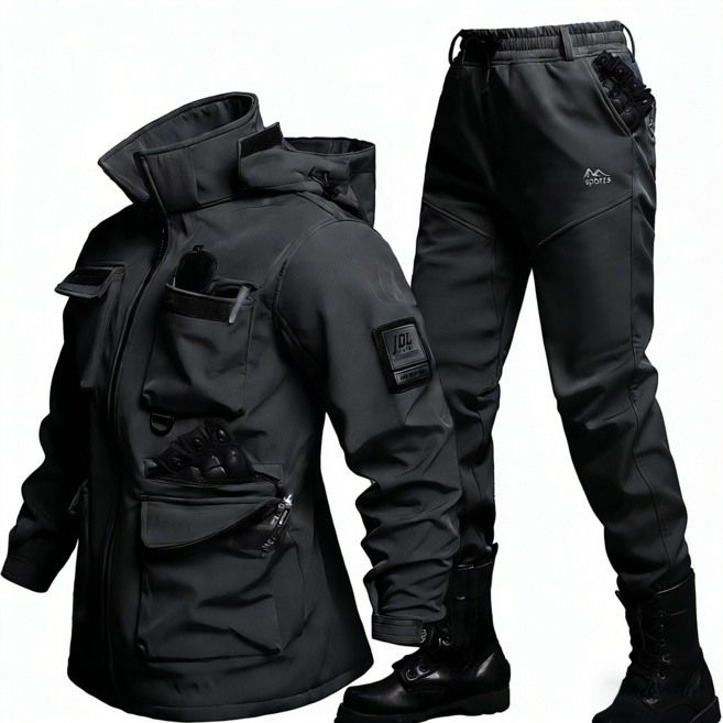 겨울 작업복 근무복 상의 바지 세트 방한복 정비복 방수 자켓 단체 등산복 K622