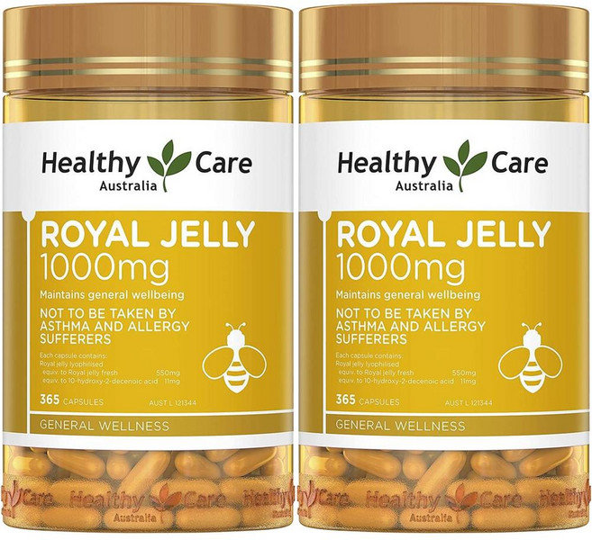 헬시케어 로얄젤리 1000mg, 2개, 365정