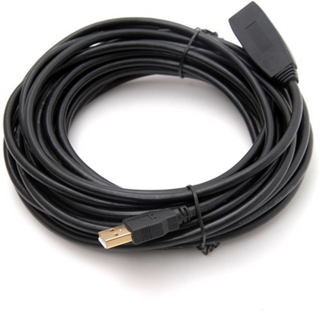 10M USB2.0 연장 유전원 리피터케이블선 네트워크장비, 1개