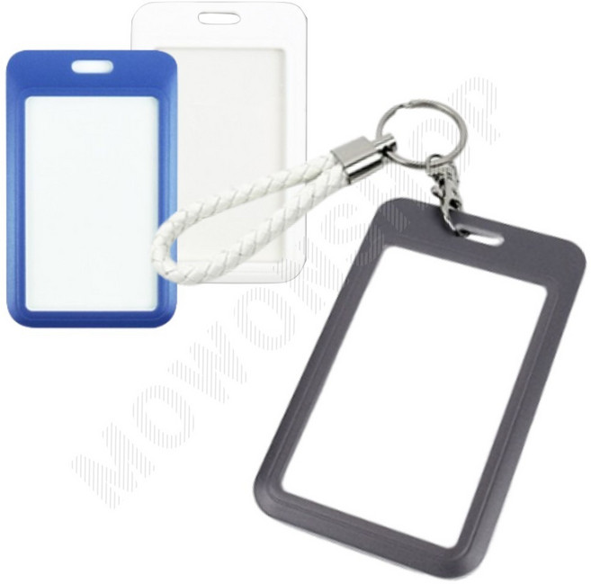 공무원증 케이스 출입카드 출입증 신분증 학생증케이스 플라스틱사원증케이스 명찰케이스, 2.(블루)