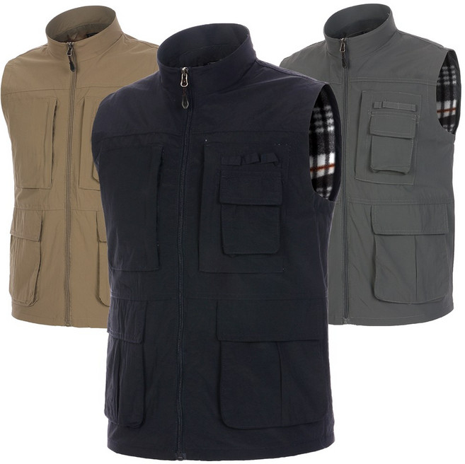 겨울 WF 멀티포켓 집업 카고 패딩 작업조끼 WFV2520M