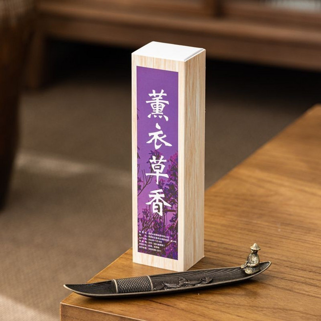 居家臥室香薰綫香 梔子花香桂花香薰衣草香除臭祛味, 1個, 薰衣草 300支 ,彩盒綫香