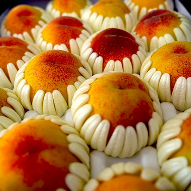 감곡 햇사레복숭아 백도 황도 오갑산농원 딱딱이 말랑이, 1박스, 3kg 8과