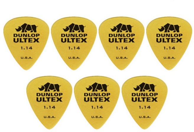 던롭 울텍스 스탠다드 기타 피크 1.14, 7개