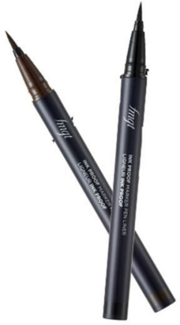 더페이스샵 잉크그라피 브러쉬펜 라이너, 잉크브라운, 1개