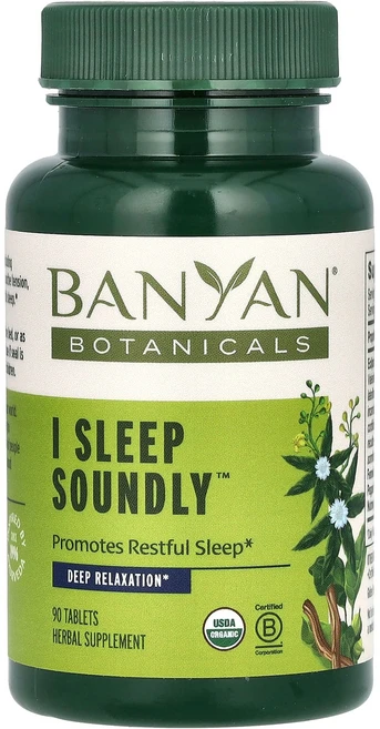 반얀보테니컬스 I Sleep Soundly 90정, 6개 - 쿠팡