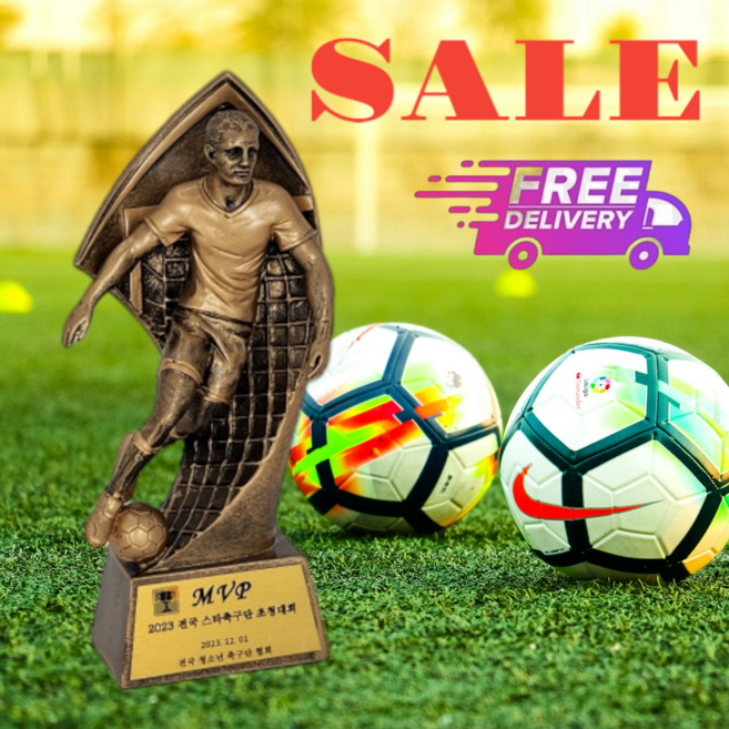 축구 트로피 제작 피규어 우수상, 1개