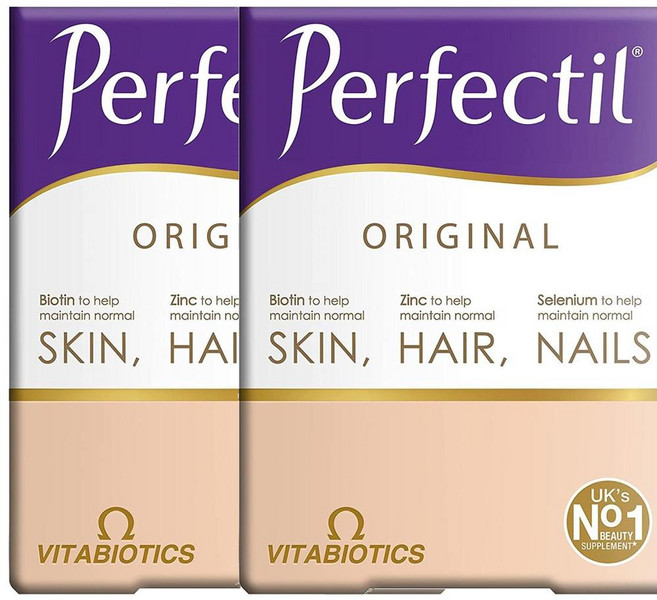 영국 비타바이오틱스 Vitabiotics Perfectil Original Formula 퍼펙틸 오리지널 스킨 헤어 네일, 2개, 30정