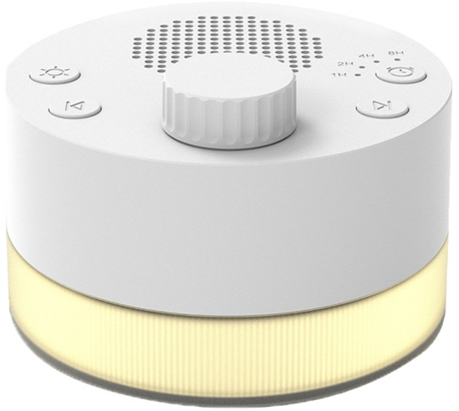 COMET 白噪音安撫除噪助眠儀 24首音樂 四檔定時 心跳聲 噓聲 兩檔夜燈 攜帶型, 1個