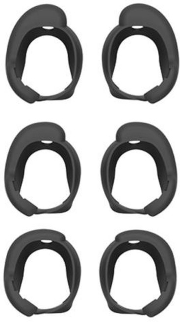 실리콘 이어 팁 커버 편안한 이어 팁 스크래치 방지 소프트 이어 팁 보스 콰이어트 컴포트 울트라 이어버드, 5) Black