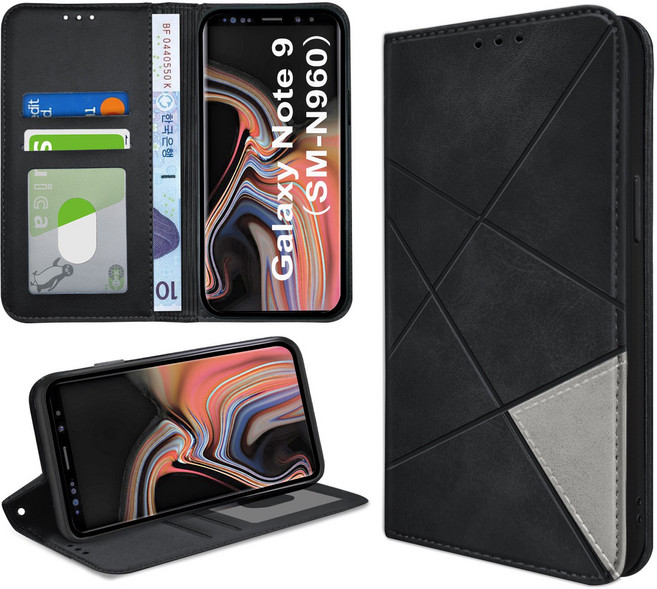 아칸크 삼성 갤럭시 노트10 5G( SM-N970/N971) 다이어리 지갑 휴대폰 케이스