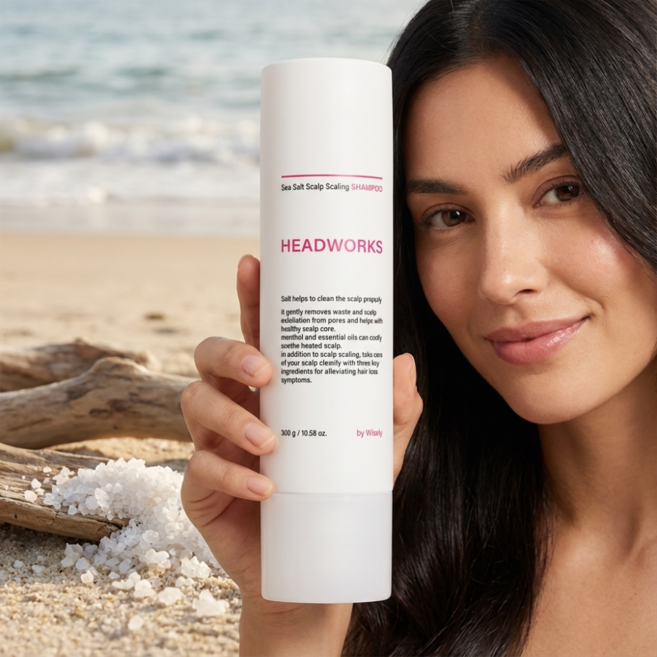 탈모증상완화 각질 비듬 케어 씨쏠트 탈모 두피스케일링 샴푸, 1개, 300g