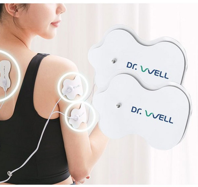 닥터웰 정품 EMS 나비 저주파 전용 리필 접착 젤패드 10세트(20매), 저주파 리필패드(10set), 화이트, PAD-0001
