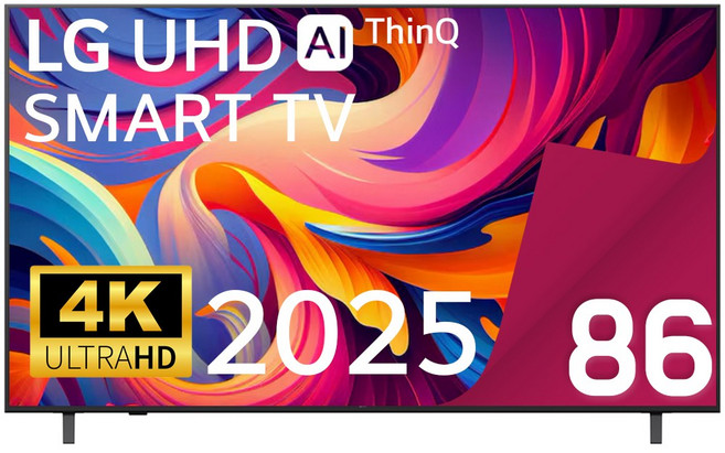 LG전자 TV 86UA7500 25년형 울트라 HD 4K 217cm(86인치) LED 스마트 티비 유튜브 넷플릭스 디즈니 미러링, 방문설치, 벽걸이형