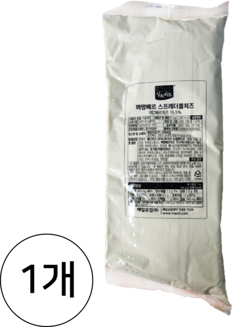 매일유업 상하치즈 스프레더블치즈, 까망베르, 1kg, 1개