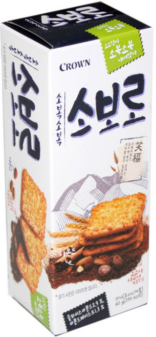 크라운 소복소복 소보로, 60g, 1개