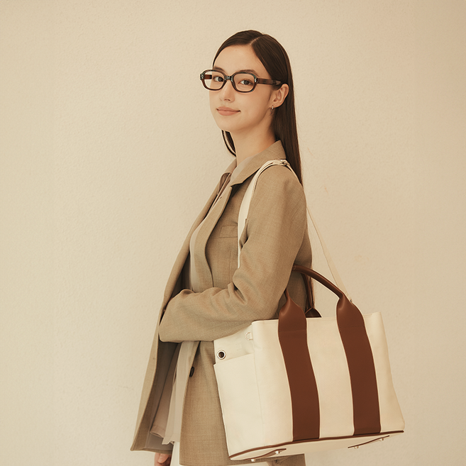 미카백 V.3 국민 기저귀가방 가벼운 이너백 보냉백 아기 아기짐 명품, 아이보리브라운