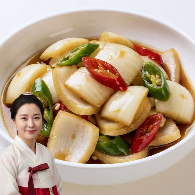 [재구매율95%] 더좋은 양파장아찌 장아찌 국내산, 1개, 500g
