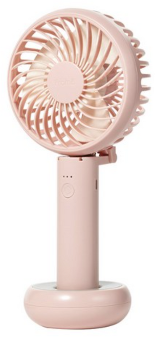 프롬비 사일런트 스톰 저소음 휴대용 미니 선풍기, FA135B, 인디핑크