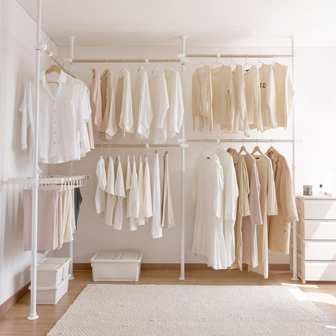 [룸앤홈x왕자행거] 드레스룸 베이직 행거 시리즈