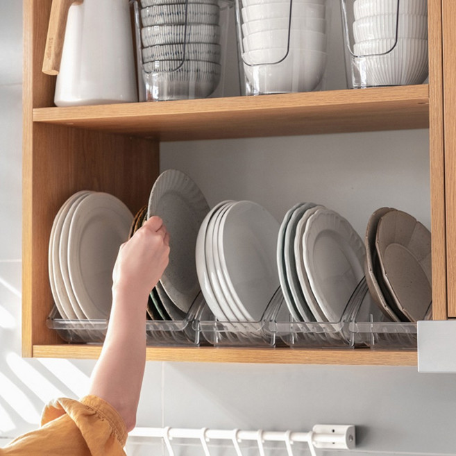 주방 그릇정리 식기정리 접시꽂이, 1개