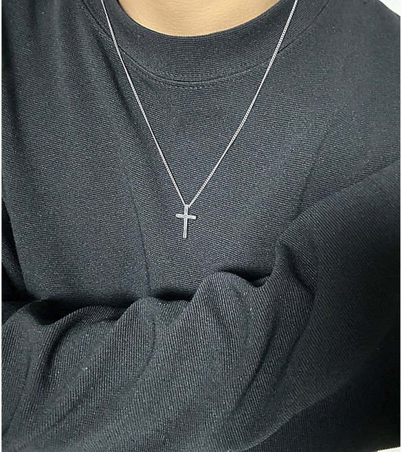 나나메이드 남성용 십자가 목걸이