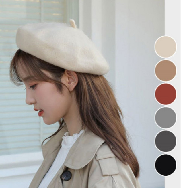 귀여운 여성스런 스트릿패션 베레모 벙거지 화가모자 빵모자 여름베레모