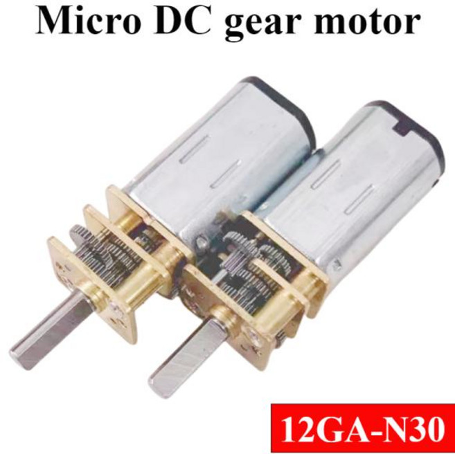 마이크로 메탈 기어 모터 기어 휠 기어 모터 N30 DC 3V 6V 12V 20 40 52 67 80 95 133 200 285 400 666 1 개 1000 2000 4000Rp, 1개, 27) 3V - 2000rpm