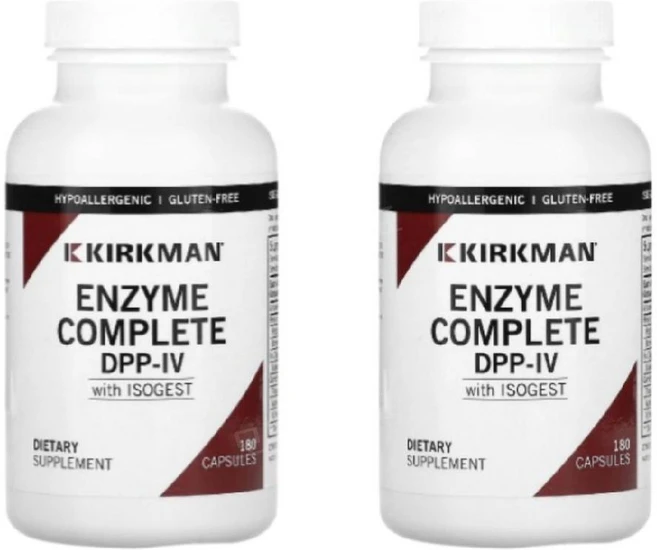 커크맨랩스 효소 컴플리트 엔자임 180캡슐 DPP-IV 2개 - 쿠팡