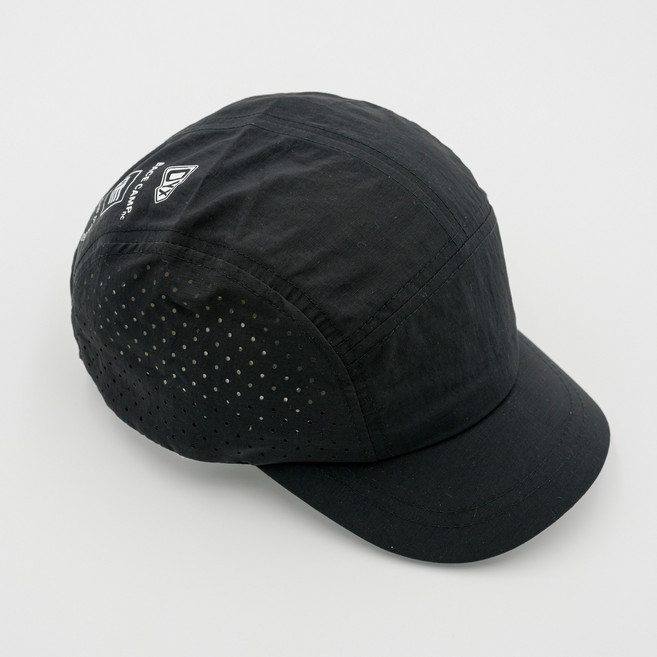 더하임 남녀공용 초경량 메쉬 러닝 모자 UV차단 통기성 스포츠 등산 숏챙 캡, 블랙, 1개