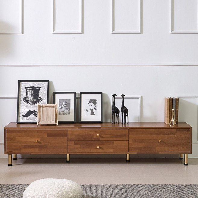 [아트랙] 루나-1500 1800 2100 거실장 TV다이 (4color), 1800거실장, 멀바우