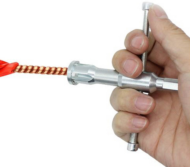 전기 케이블 와이어 스트리퍼 트위스트 도구 - 전선 피복 제거 및 꼬임 정리 자동 공구, 1개