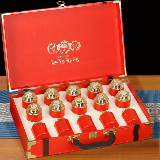 金駿眉紅茶禮盒裝高檔茶葉禮盒裝品, 如圖, 15罐大紅袍禮盒裝, 1個