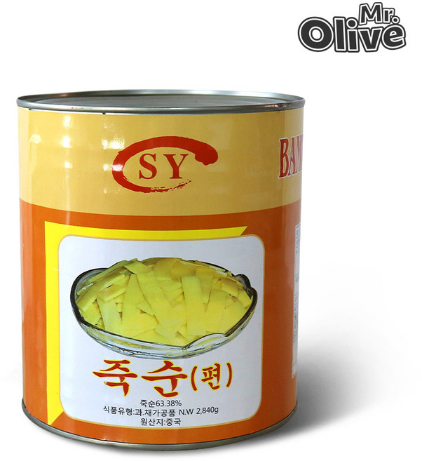 대나무 죽순 통조림 편 2.84kg
