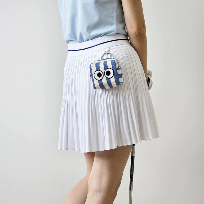 [순이야] C.골프공 파우치 골프볼 주머니 케이스 볼마커, 블루, 1개