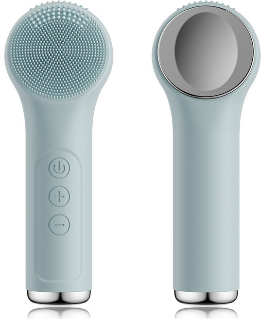 라이프소 고급 실리콘 온열 진동클렌저 3단 강도 온열 조절, 민트