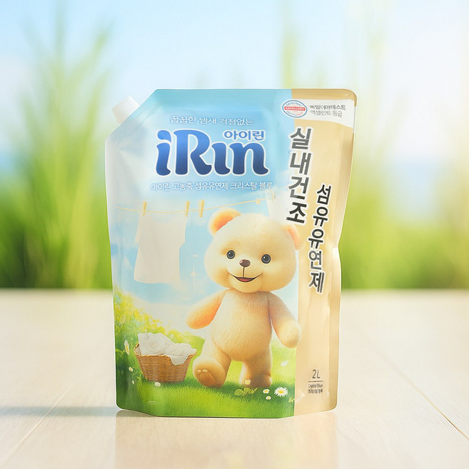 아이린 크리스탈블루 유연제 리필, 1개, 2L