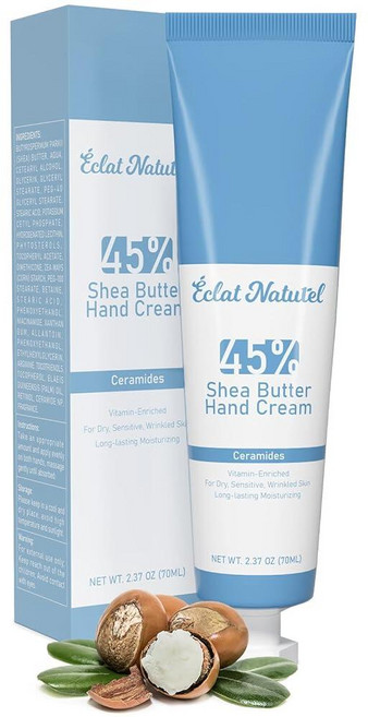 ÉCLAT NATUREL 시어 버터 핸드 크림 70ml, ÉCLAT NATUREL 시어 버터 핸드 크림 70m, 1개