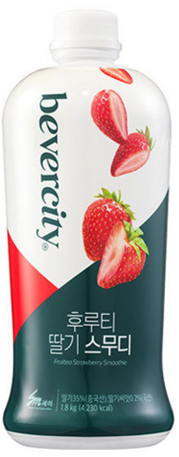 베버시티 후르티 딸기스무디, 1.8kg, 1개