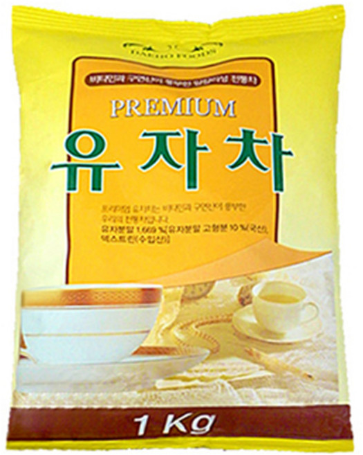 대호 유자차, 1kg, 8개, 1개입