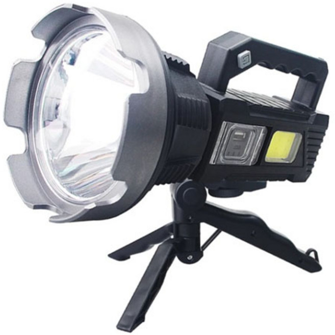 넓은광량 LED 충전식 서치라이트 랜턴 T300, 1개