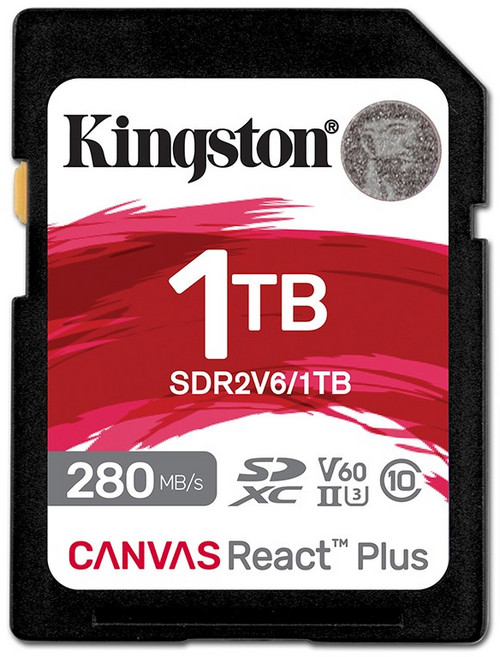 Kingston 金士頓 1TB 專業攝影機 記憶卡 SDXC UHS-II U3 V60 公司貨, 1個