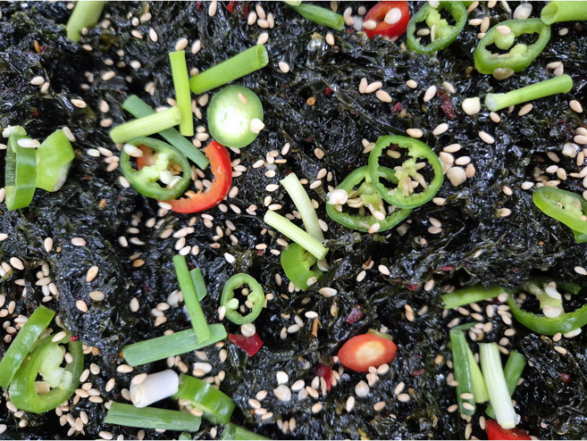 국산 건파래무침 구포시장 건파래무침맛집 정가네반찬 정반식품(주), 300g, 1개