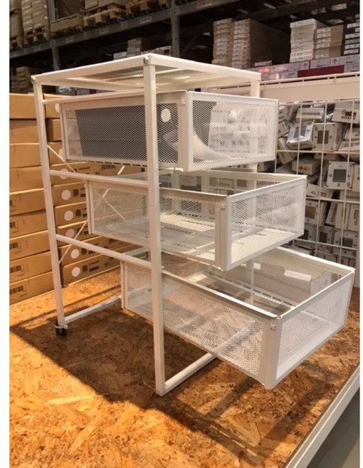 IKEA LENNART 附輪架 - 台灣代購收納櫃/文具櫃, 白色, 3層