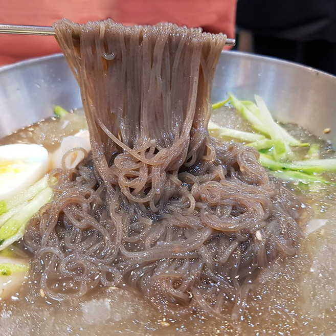 옥천 메밀 냉면10인분+풍원동치미육수10봉+겨자소스10, 10개, 500g