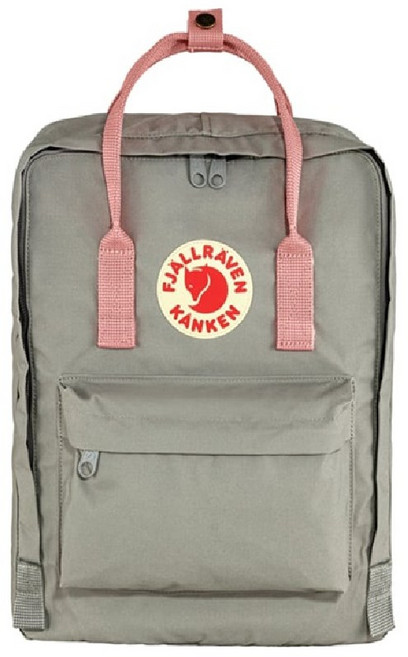 【Fjallraven】Kanken Classic背包 多款撞色 No. 23510, 霧灰-粉紅(021-312)